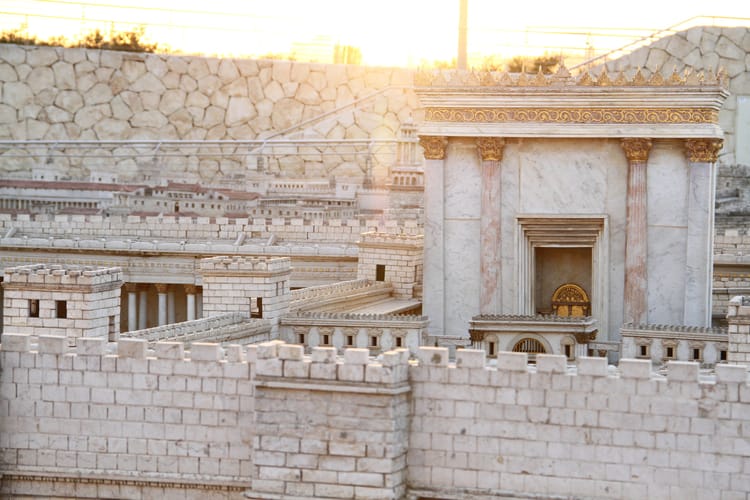 A model of the Temple in Jerusalem